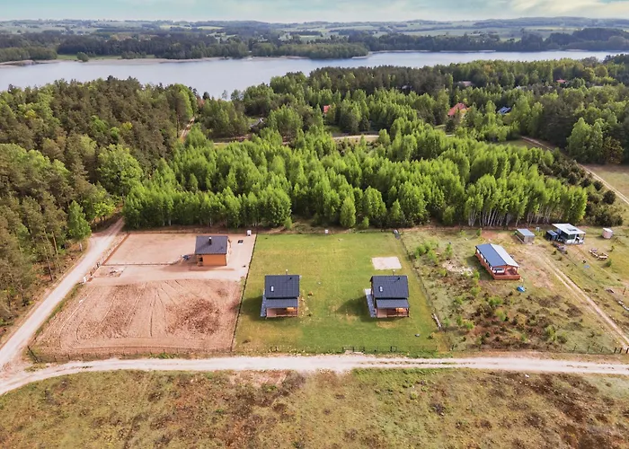 Rumiane Chatki - Z Jacuzzi I Basenem Holiday home Rybno (Dzialdowo)