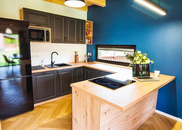 Rumiane Chatki - Z Jacuzzi I Basenem Holiday home Rybno (Dzialdowo)