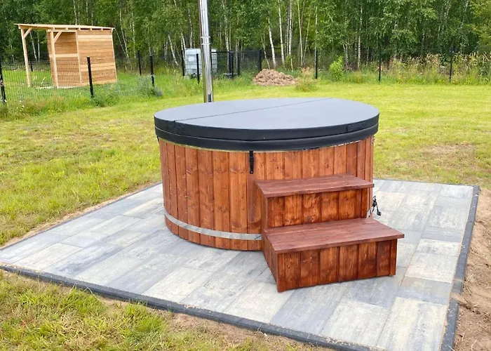 Rumiane Chatki - Z Jacuzzi I Basenem Holiday home Rybno (Dzialdowo)