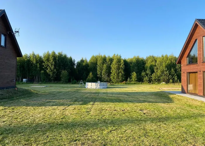 Rumiane Chatki - Z Jacuzzi I Basenem Holiday home Rybno (Dzialdowo)